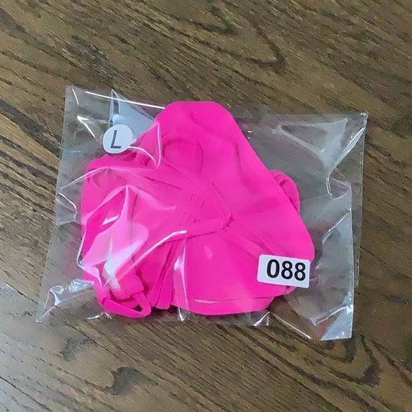 Hot Pink 2 Piece Women’s Triangle High Cut Bikini Swimsuit Set Size Large - Picture 13 of 13